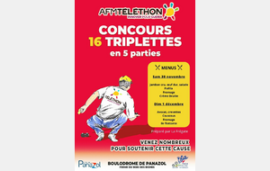 Téléthon 30/11 et 01/12